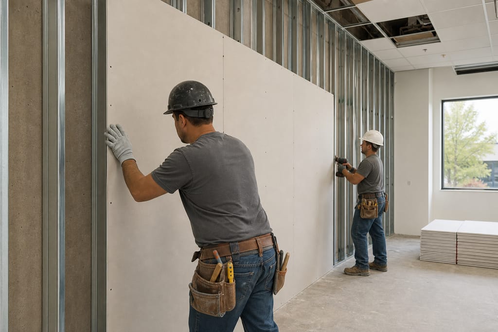 Commercial Drywall Panels photo